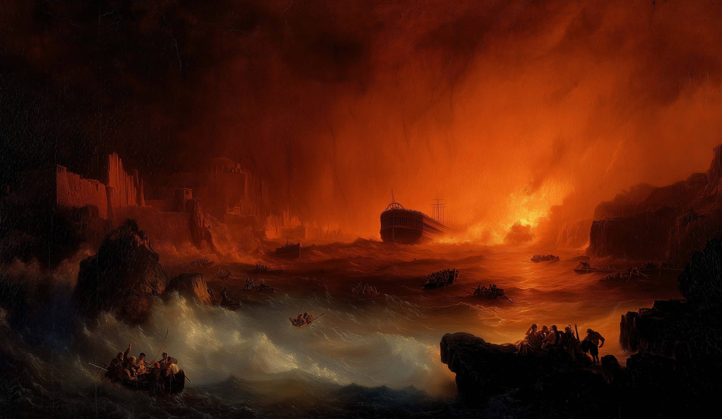 Cataclysm landscape painting